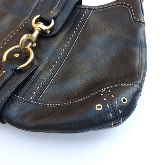 Gossip Girl COACH Black Hampton HOBO Bag - Picture 4 of 16